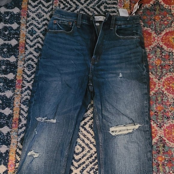 Abercrombie & fitch High rise mom jeans - Picture 1 of 3